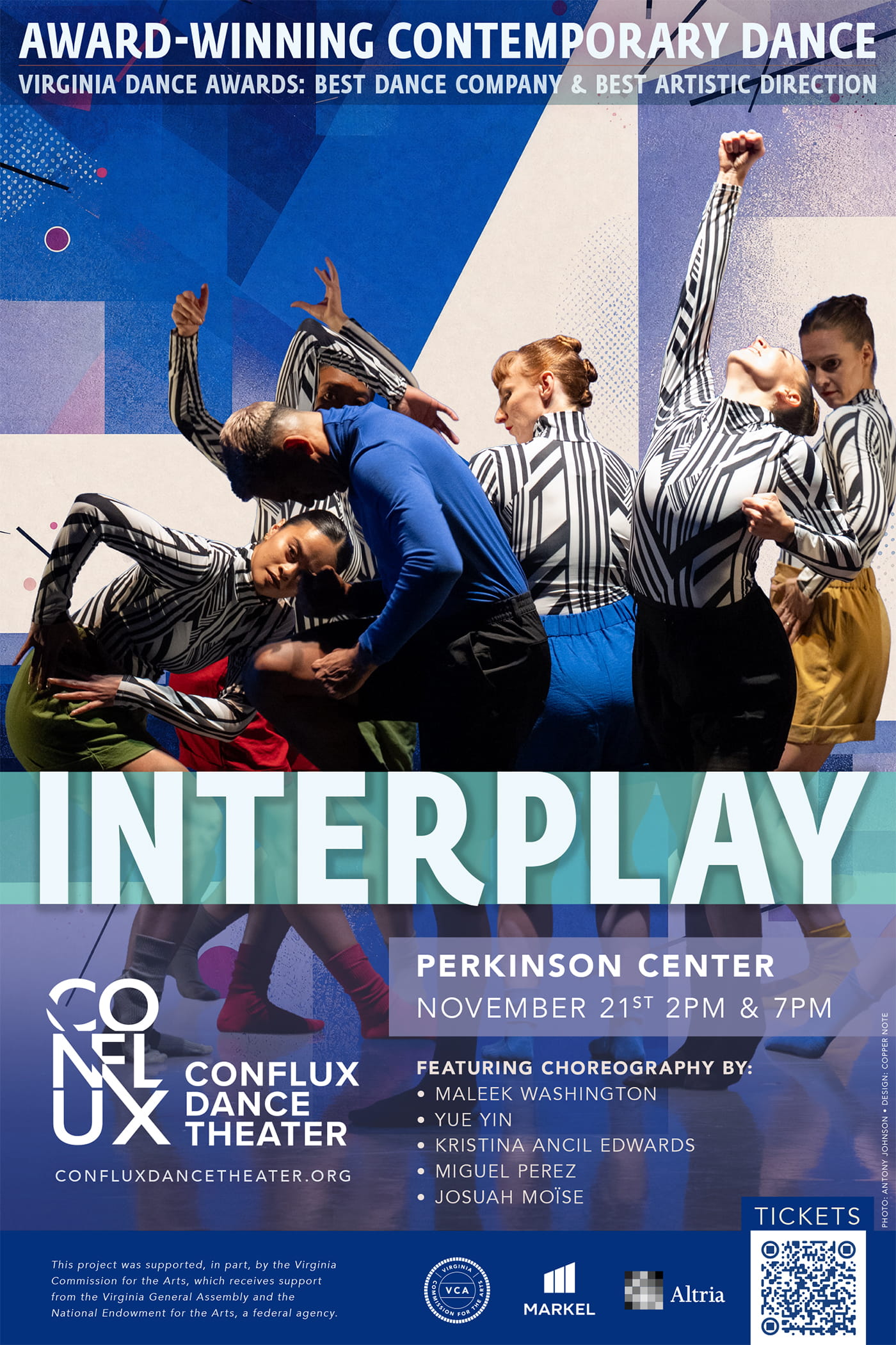 Informational poster for Interplay performance